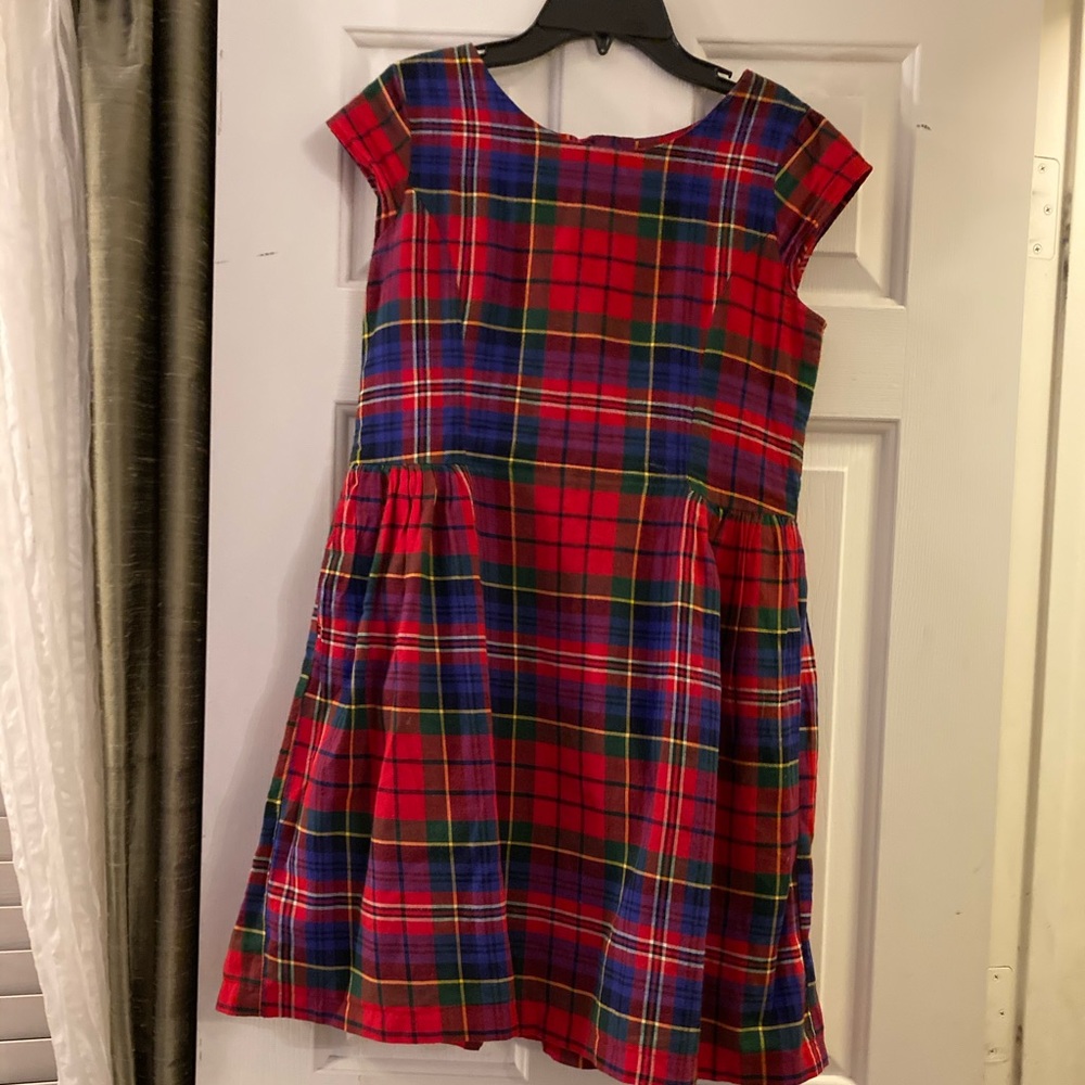 Gap Kids  Plaid Christmas Dress